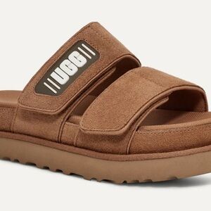 Tan Slide Sandals